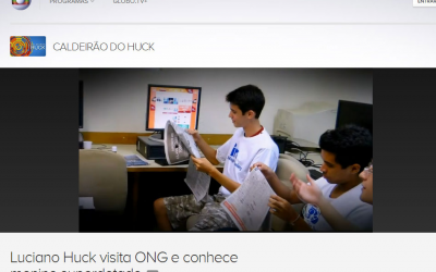 IRS participa do Programa Caldeirão do Huck – Agosto de 2013