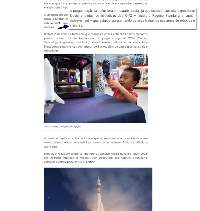 IRS participa do evento NASA Science Days