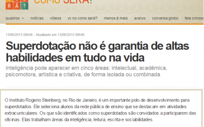 IRS no programa Como Será? da Rede Globo
